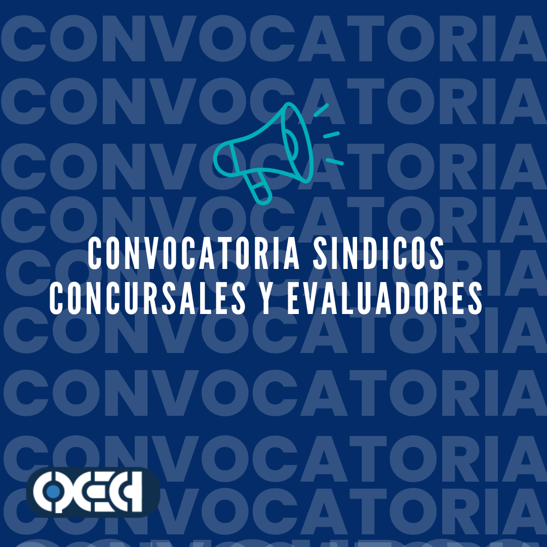 COMUNICA CONVOCATORIA SINDICOS CONCURSALES Y EVALUADORES