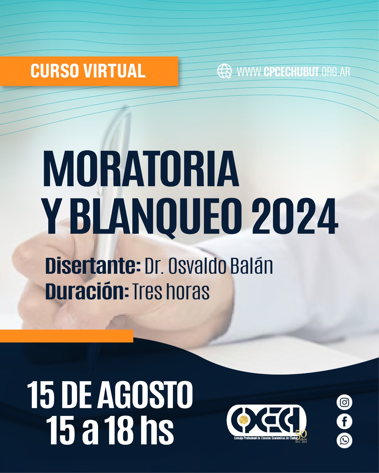 Curso Blanqueo, moratoria y bienes personales - 15/08/2024 