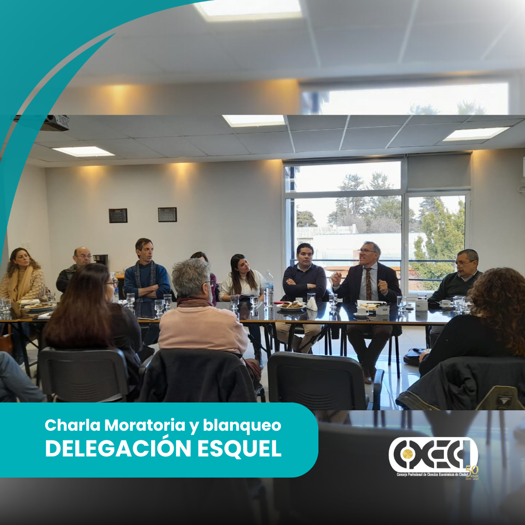 Así fue la Charla Moratoria y blanqueo organizada por Delegación Esquel